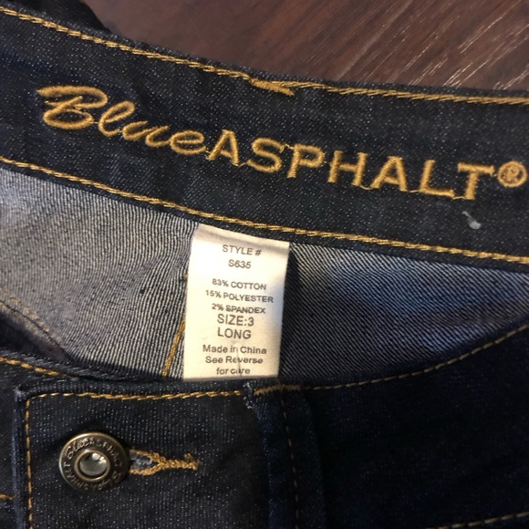 Blue Asphalt Dark Skinny Denim - Picture 2 of 6